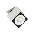 Oprawa stropowa Sevilla Square Recessed 3000K SL7562/28W 3000K WH+BL Italux - zdjęcie 2